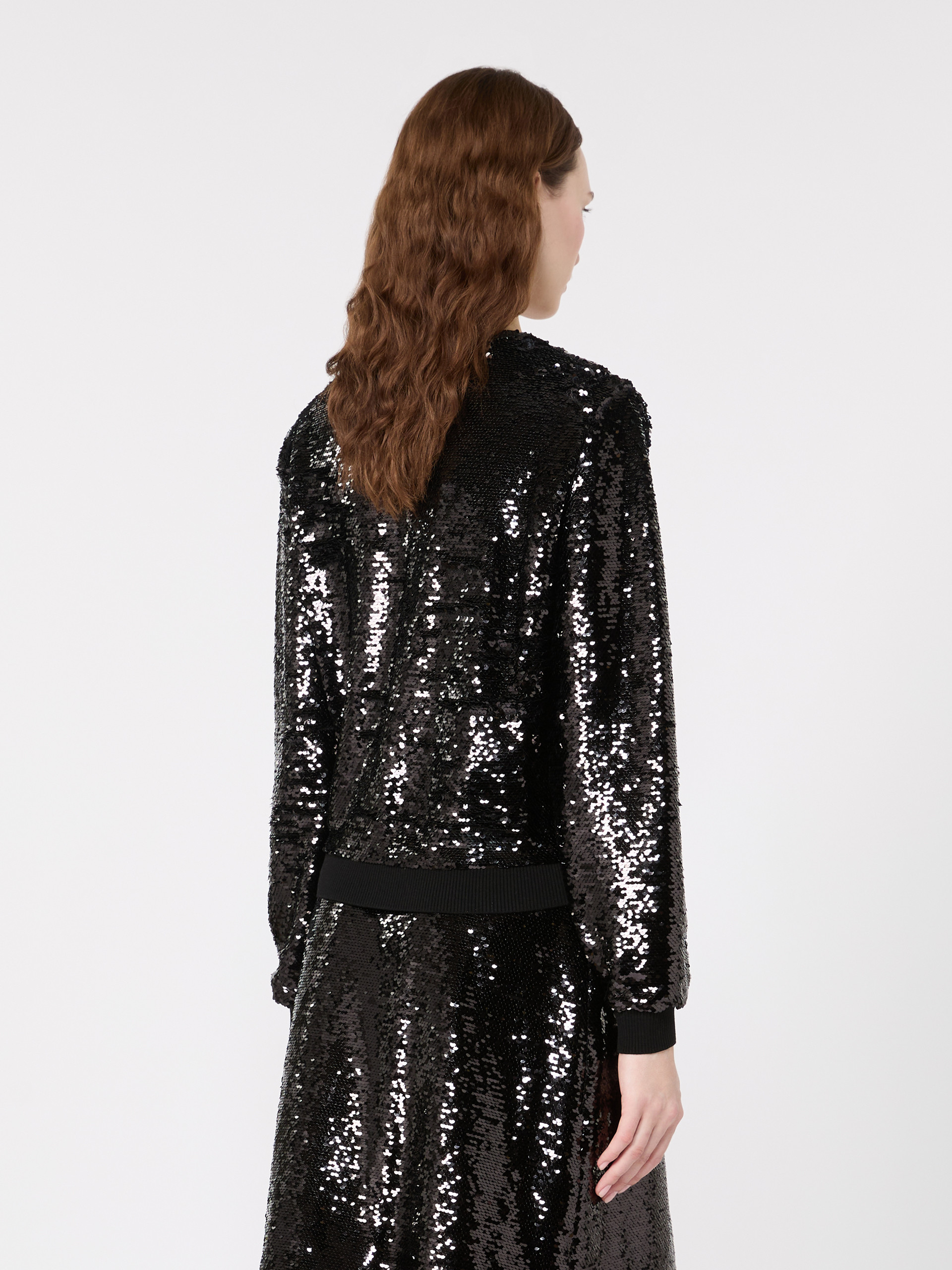 Jersey and sequin blouse - Weekend Max Mara - 3