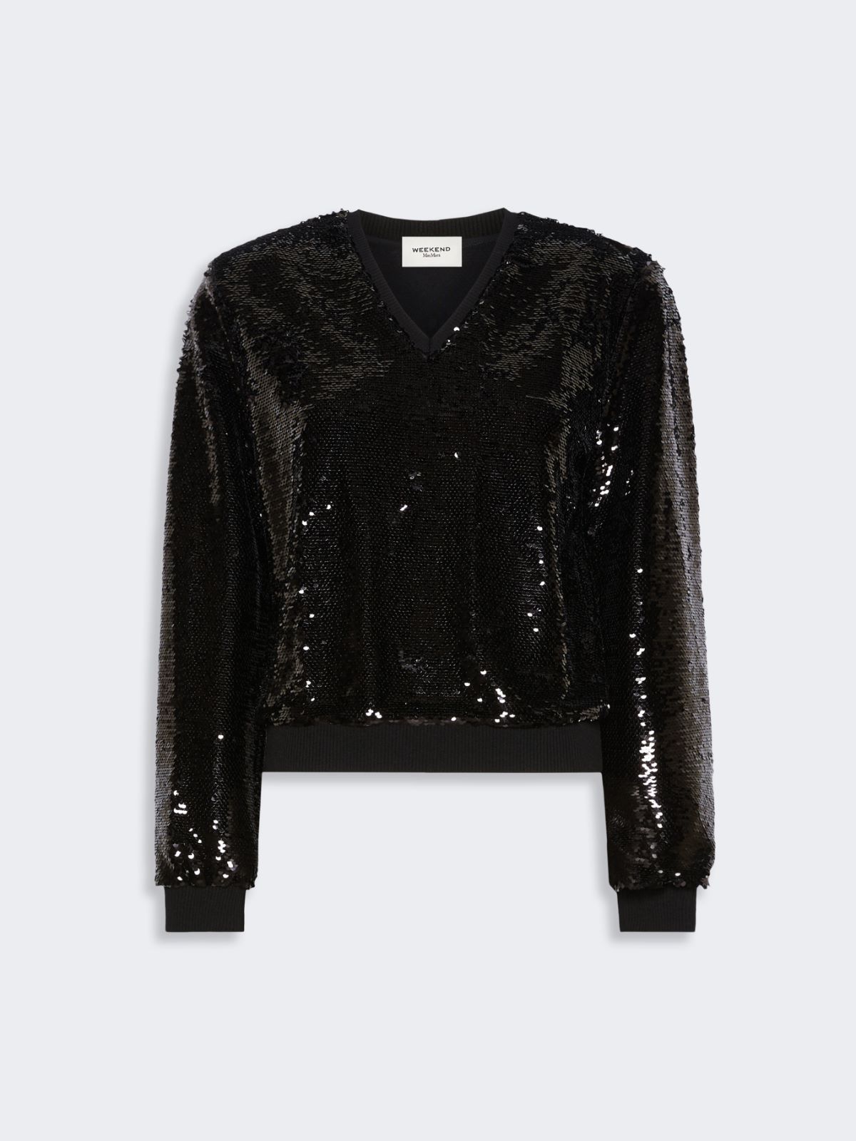 Jersey and sequin blouse - Weekend Max Mara - 6