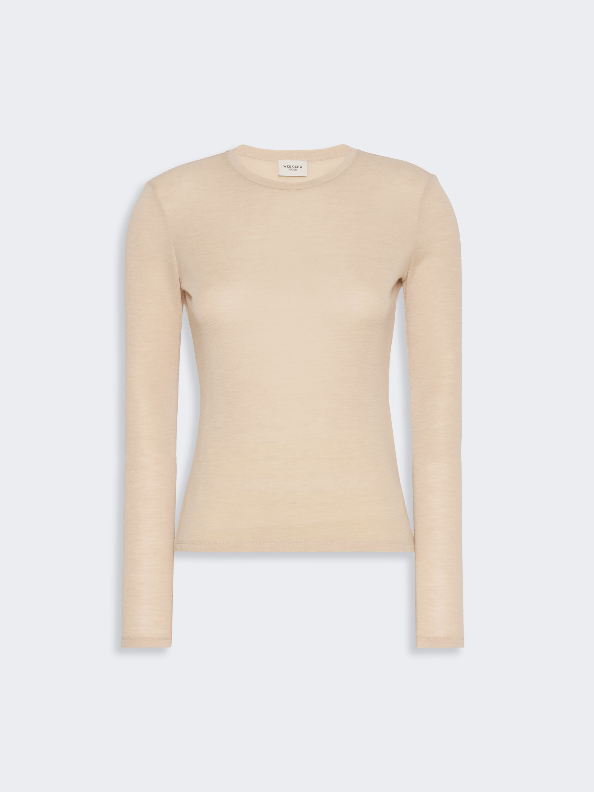 Wool and silk gauze jersey T-shirt - Weekend Max Mara - 5
