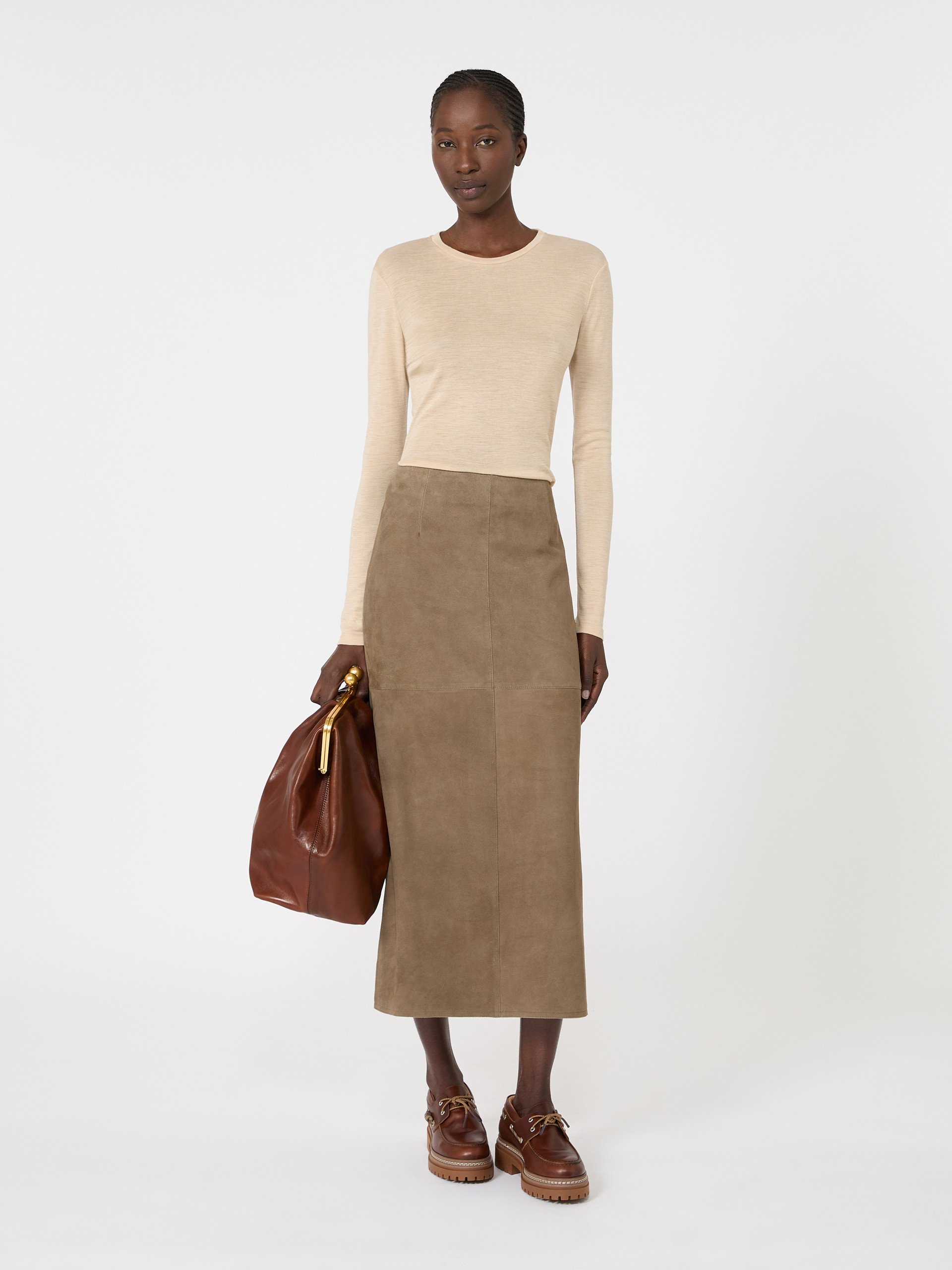 Wool and silk gauze jersey T-shirt - Weekend Max Mara