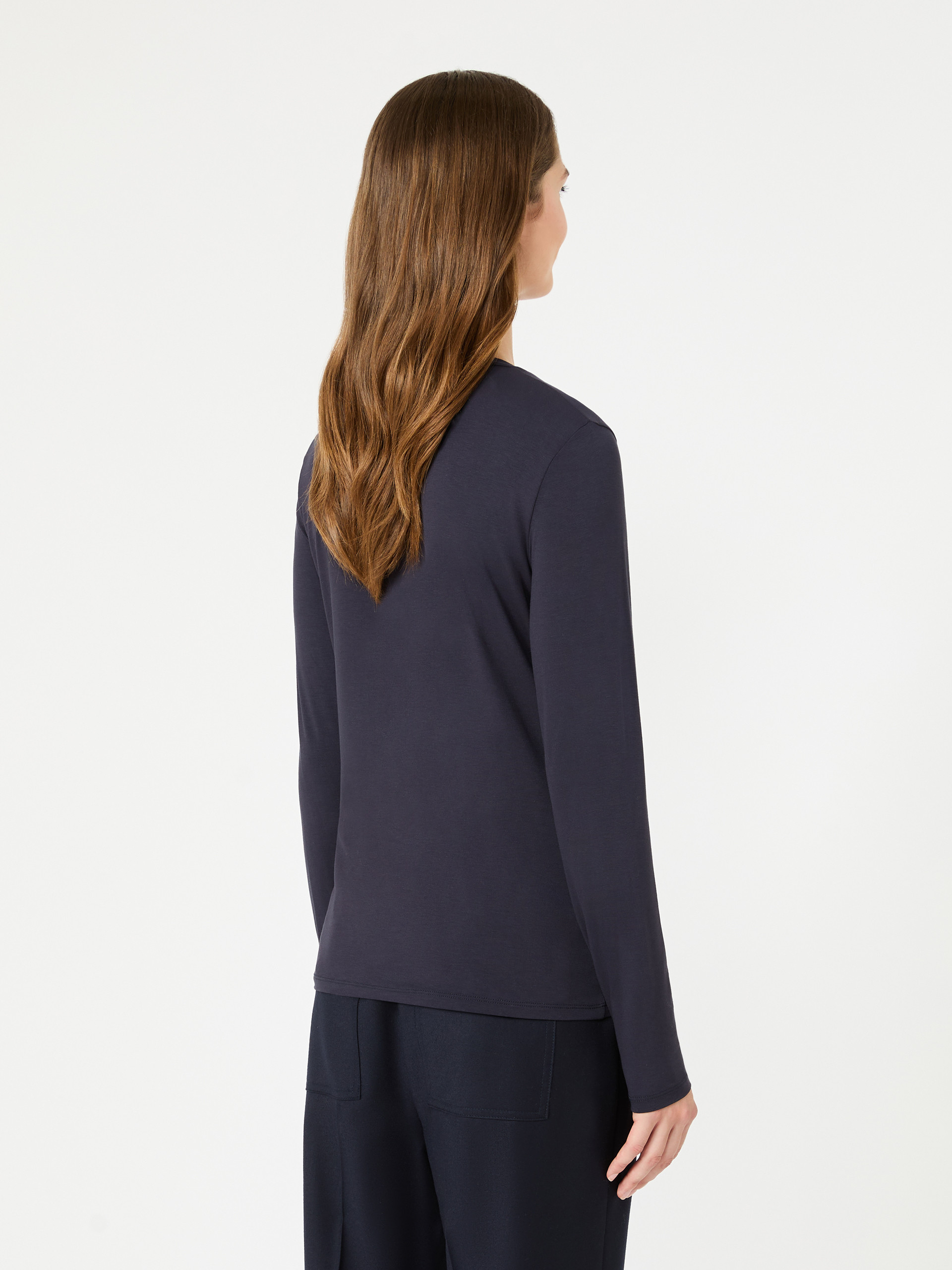 Stretch viscose jersey T-shirt - Weekend Max Mara - 3
