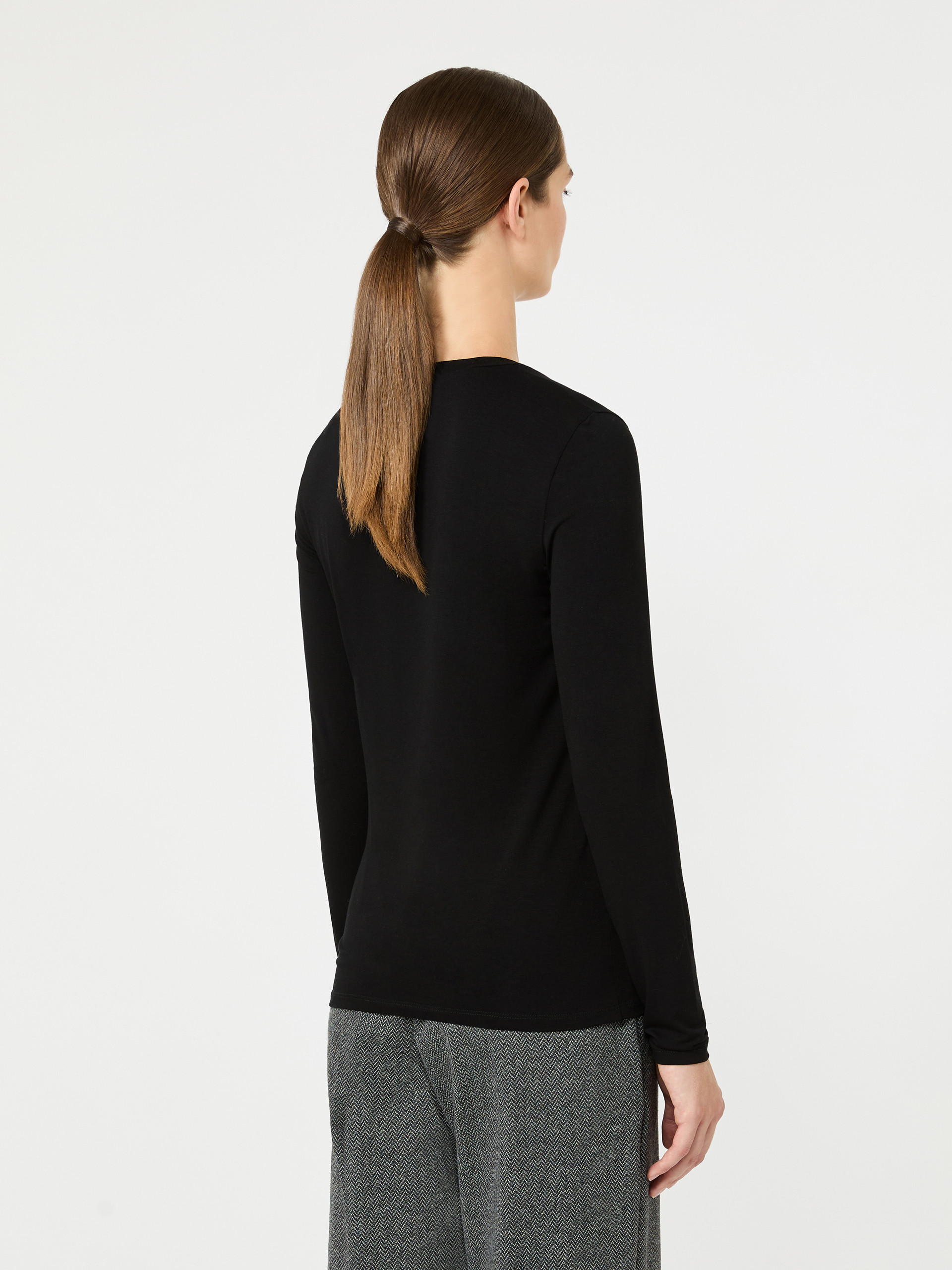 Stretch viscose jersey T-shirt - Weekend Max Mara - 3