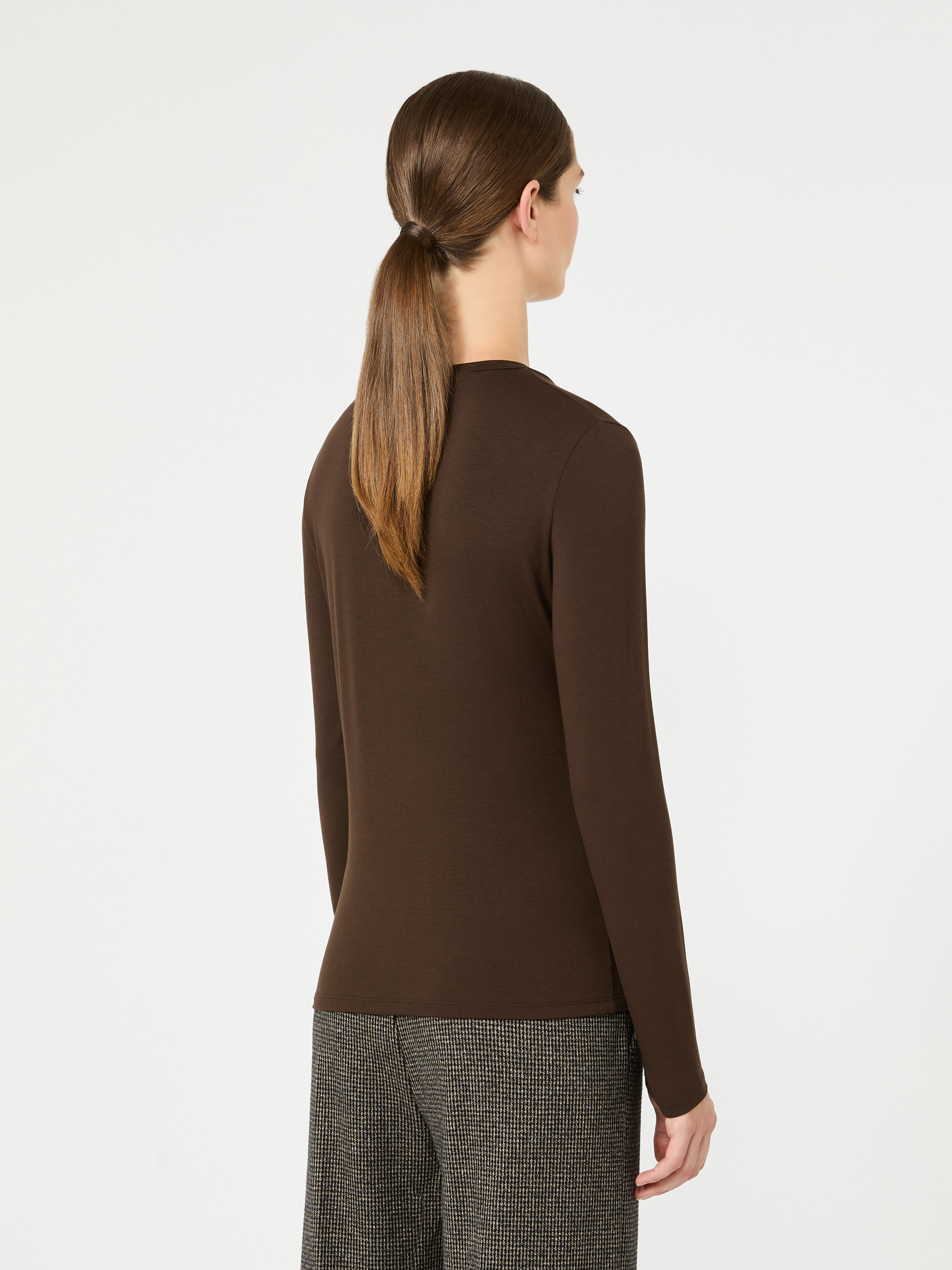 Stretch viscose jersey T-shirt - Weekend Max Mara - 3