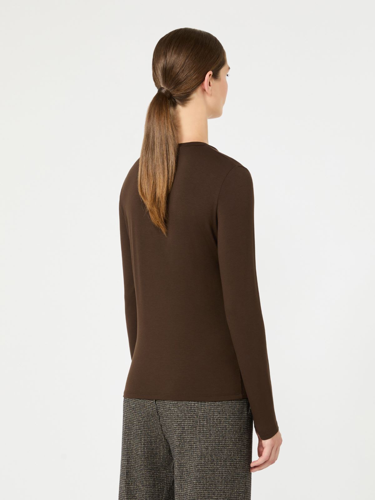 Stretch viscose jersey T-shirt - Weekend Max Mara - 3