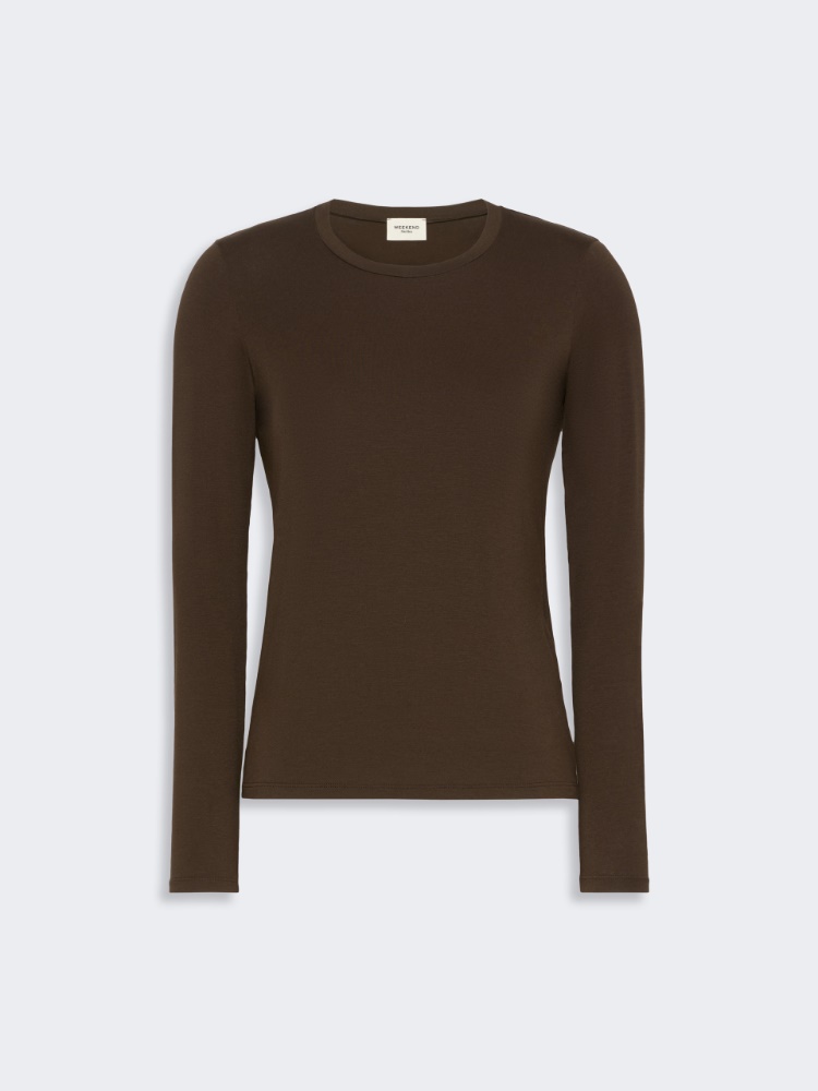 Stretch viscose jersey T-shirt - Weekend Max Mara - 2