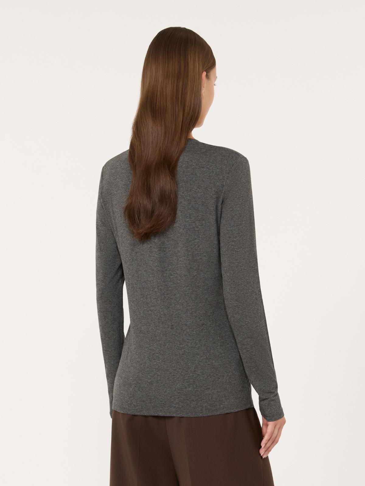 Stretch viscose jersey T-shirt - Weekend Max Mara - 3