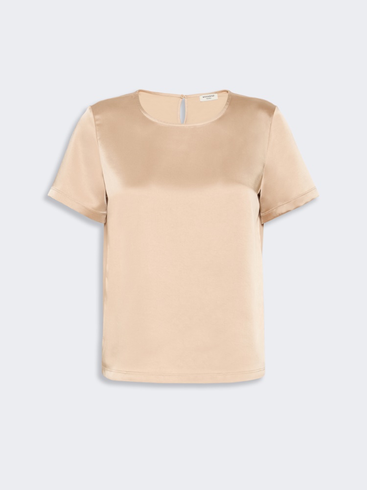 Satin crew-neck T-shirt - Weekend Max Mara - 2