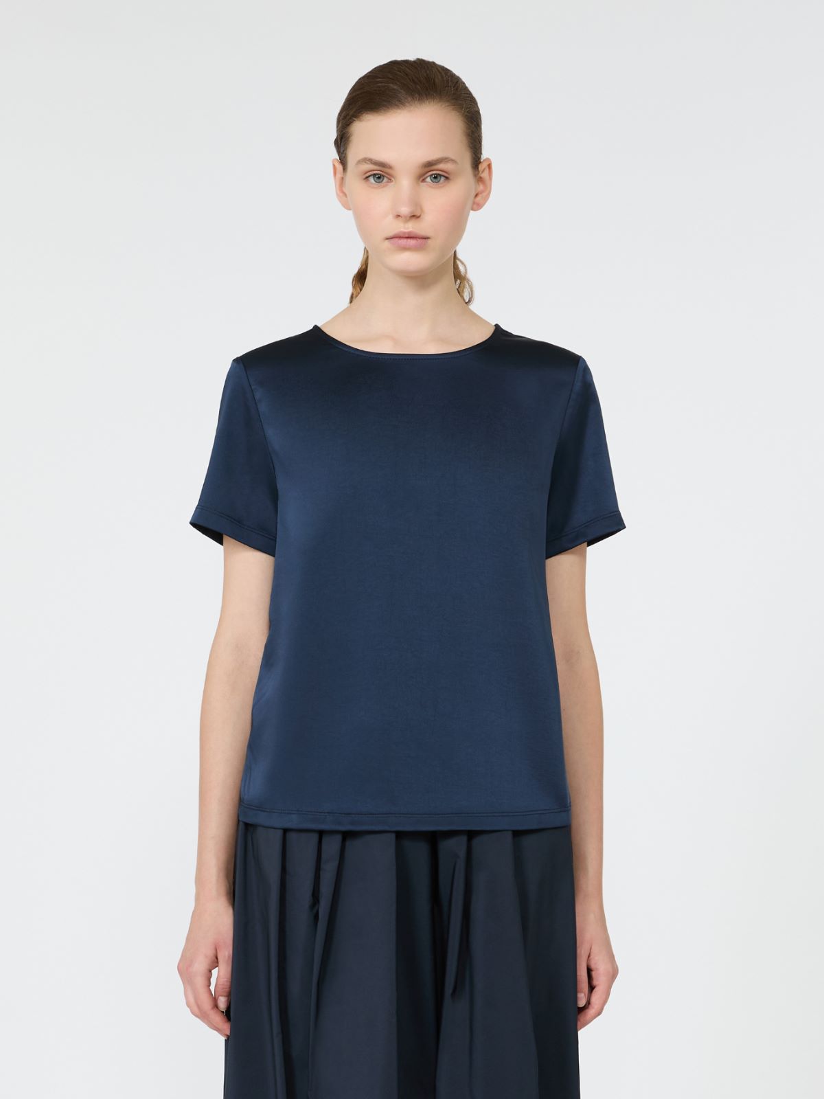 Satin crew-neck T-shirt - Weekend Max Mara - 2