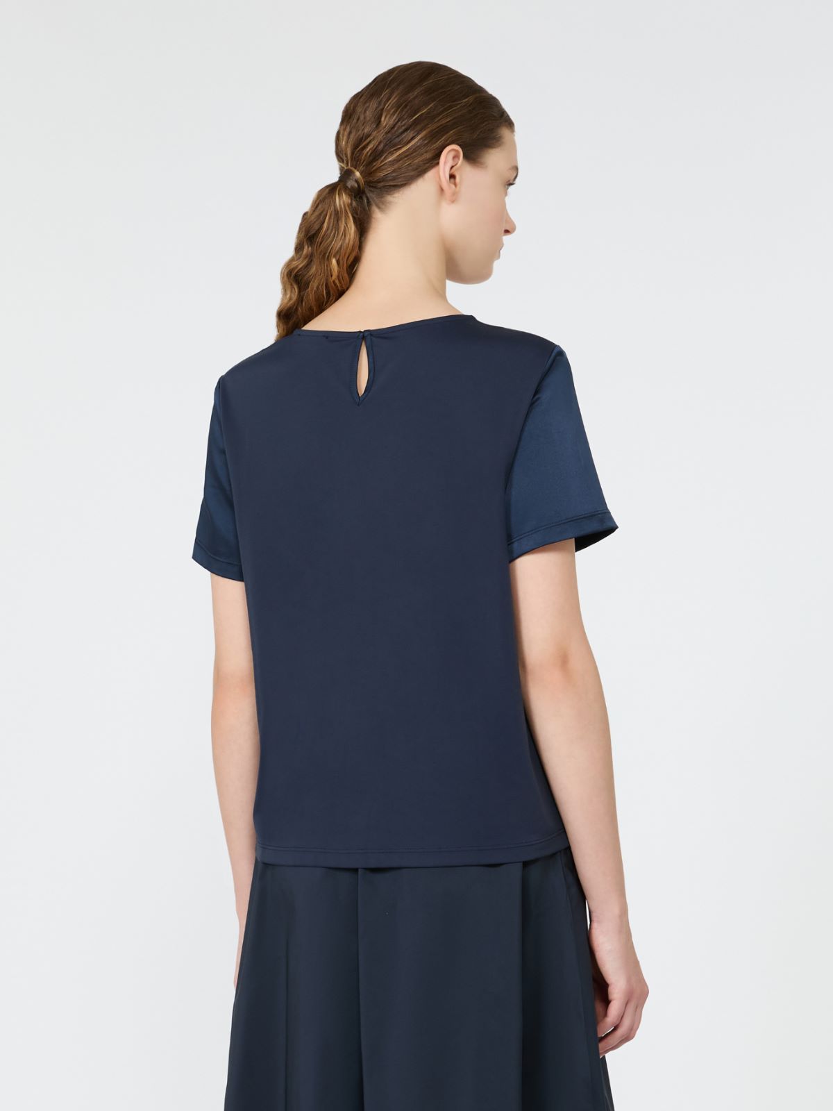 Satin crew-neck T-shirt - Weekend Max Mara - 3
