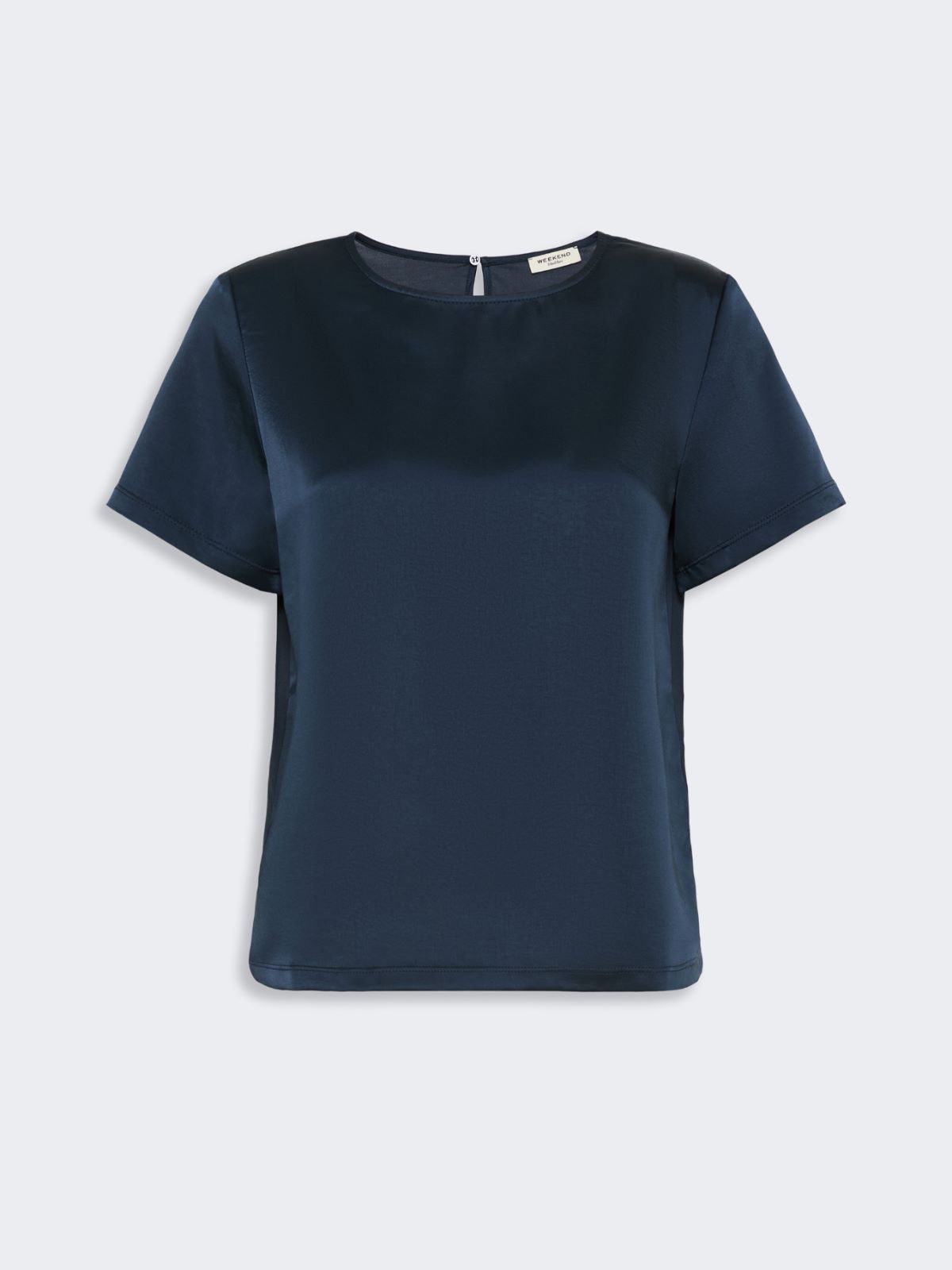Satin crew-neck T-shirt - Weekend Max Mara - 5