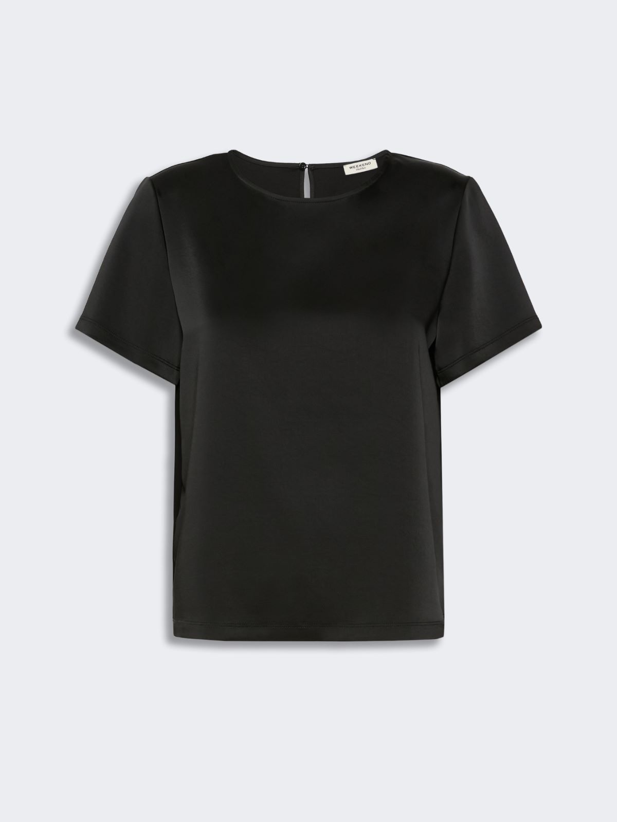 Satin crew-neck T-shirt - Weekend Max Mara - 5