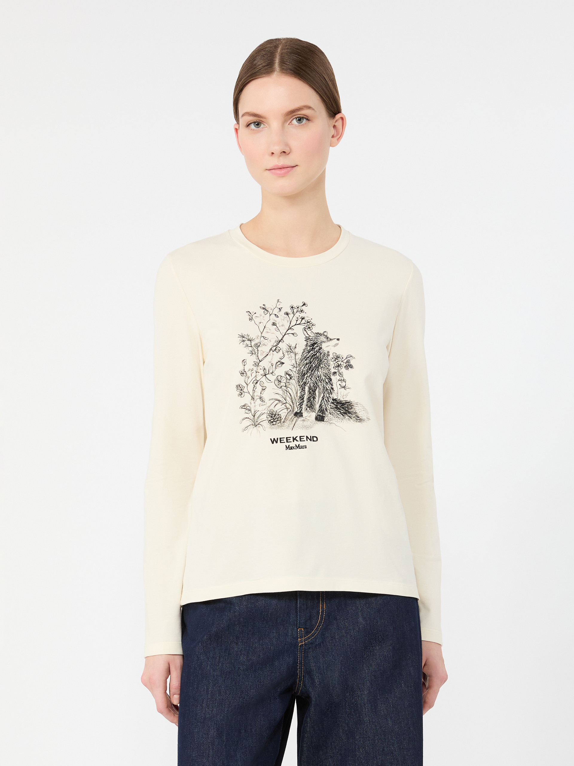 Long-sleeved jersey T-shirt - Weekend Max Mara - 2