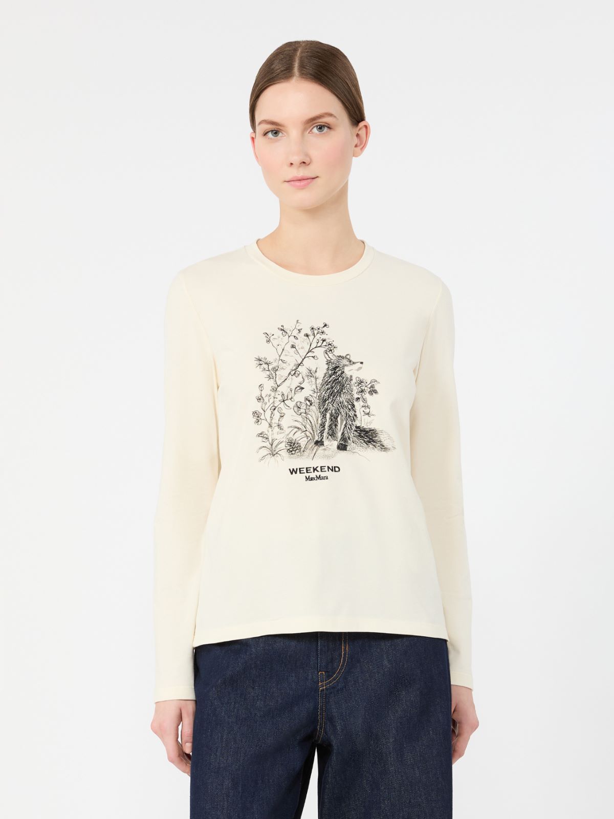 Long-sleeved jersey T-shirt - Weekend Max Mara - 2