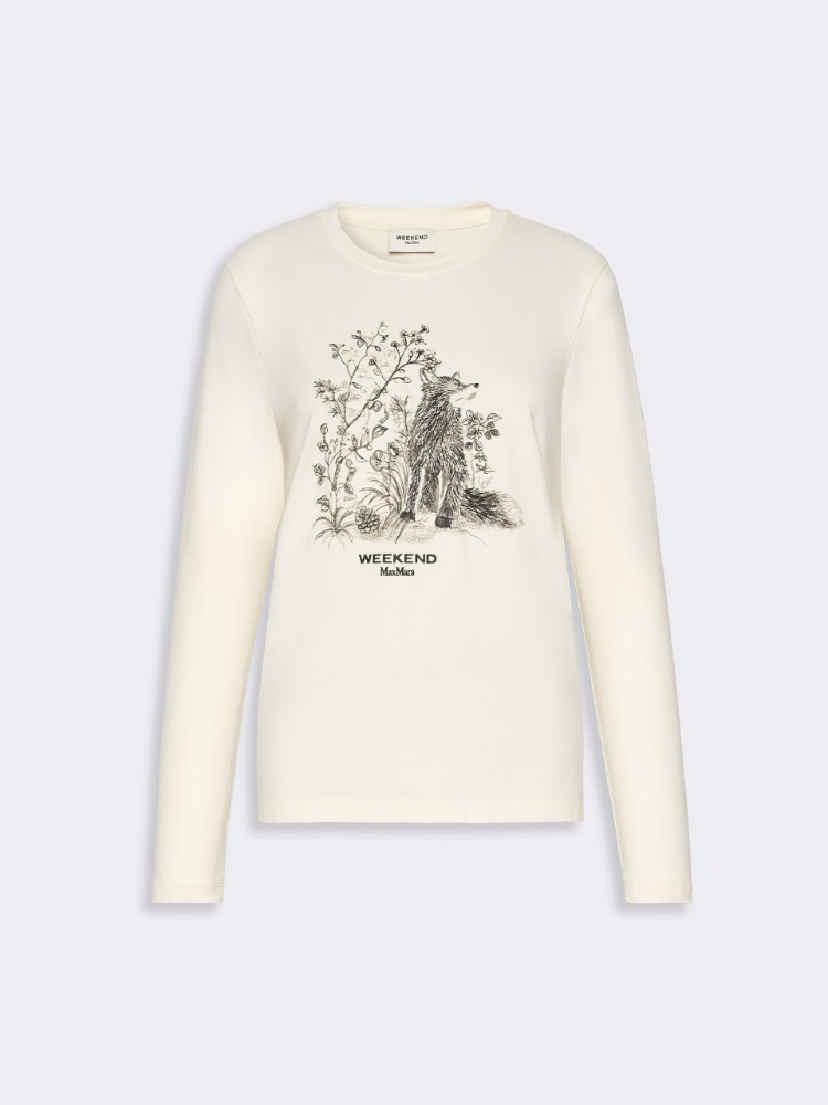Long-sleeved jersey T-shirt - Weekend Max Mara - 2