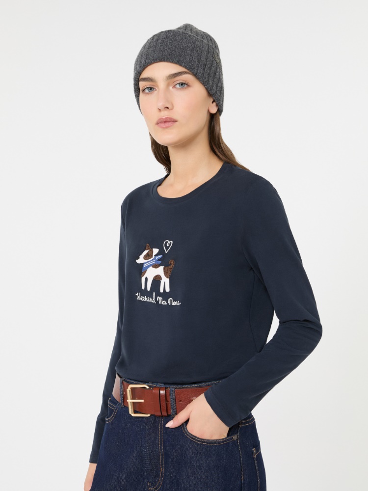 Long-sleeved jersey T-shirt - Weekend Max Mara