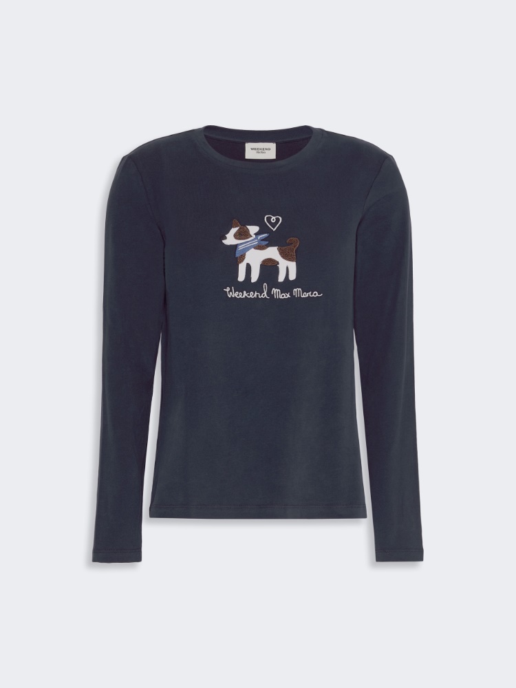 Long-sleeved jersey T-shirt - Weekend Max Mara - 2