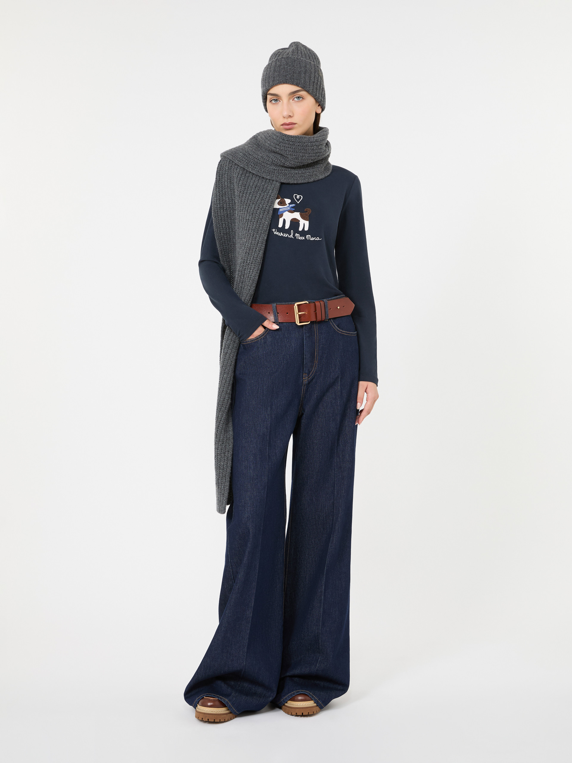 Long-sleeved jersey T-shirt - Weekend Max Mara