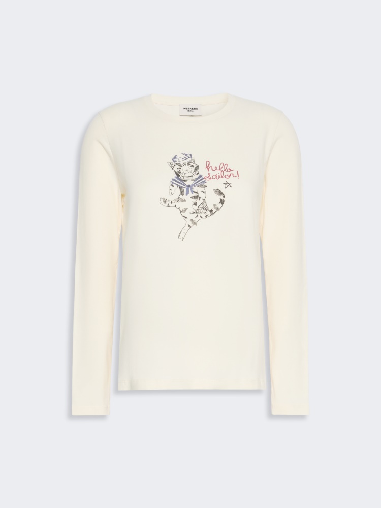 Regular fit stretch jersey T-shirt - Weekend Max Mara - 2