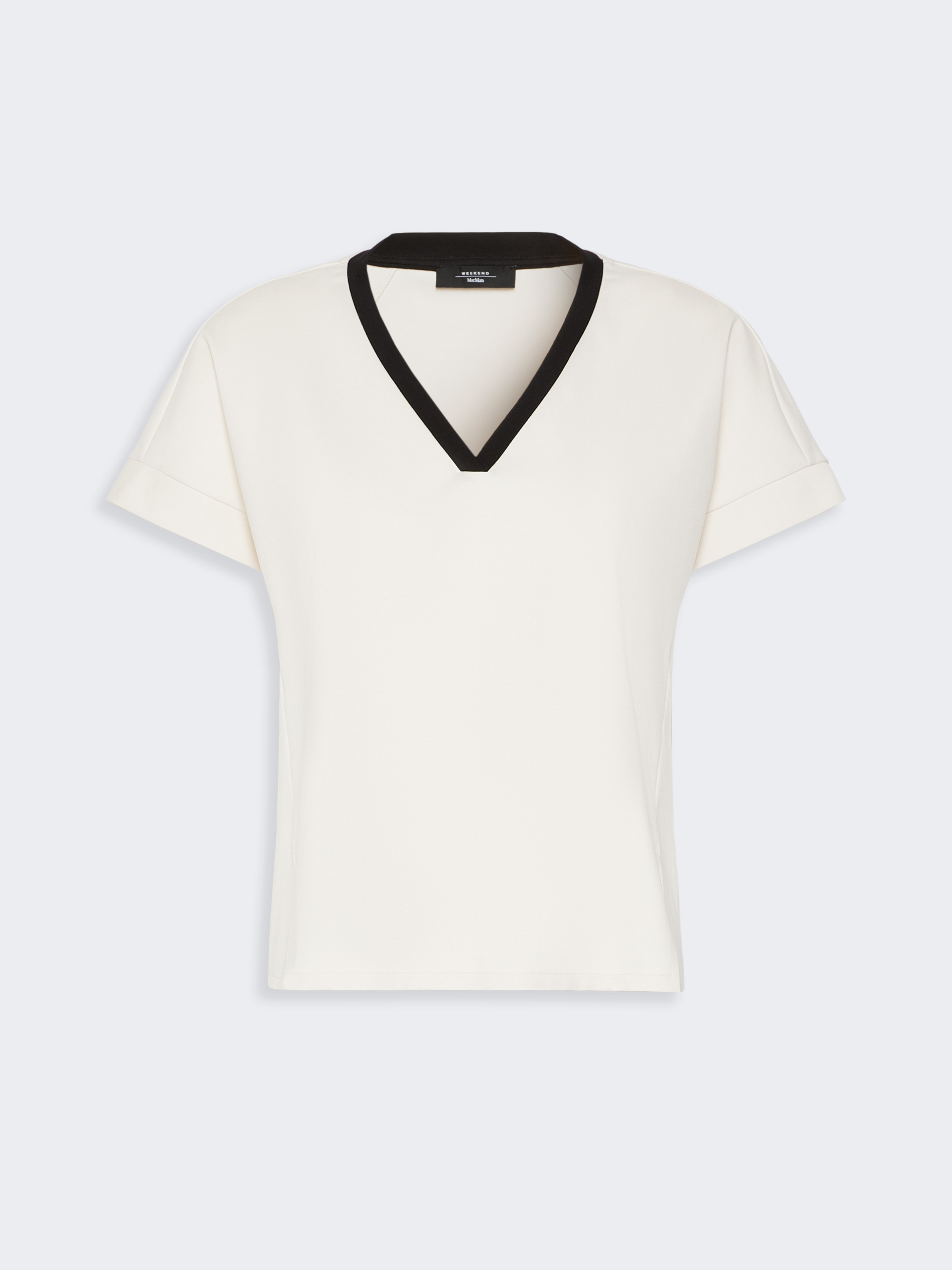 Milano jersey boxy T-shirt - IVORY - Weekend Max Mara - 6