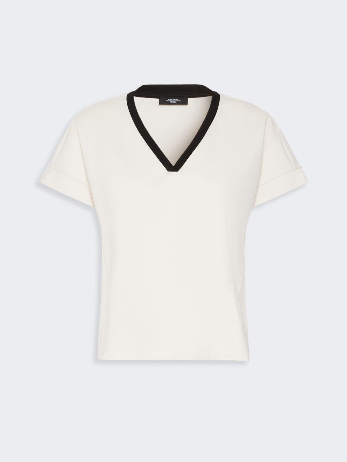 Milano jersey boxy T-shirt - IVORY - Weekend Max Mara - 6