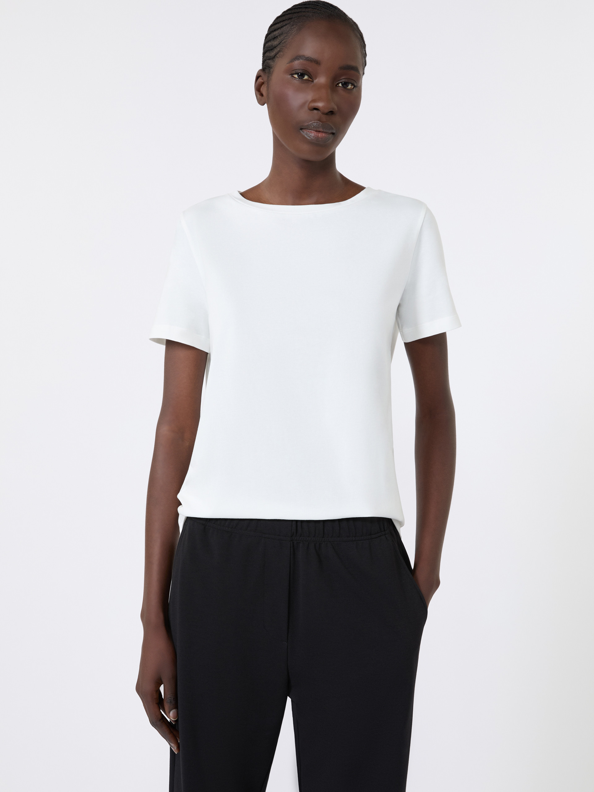 Stretch jersey basic T-shirt - Weekend Max Mara - 3