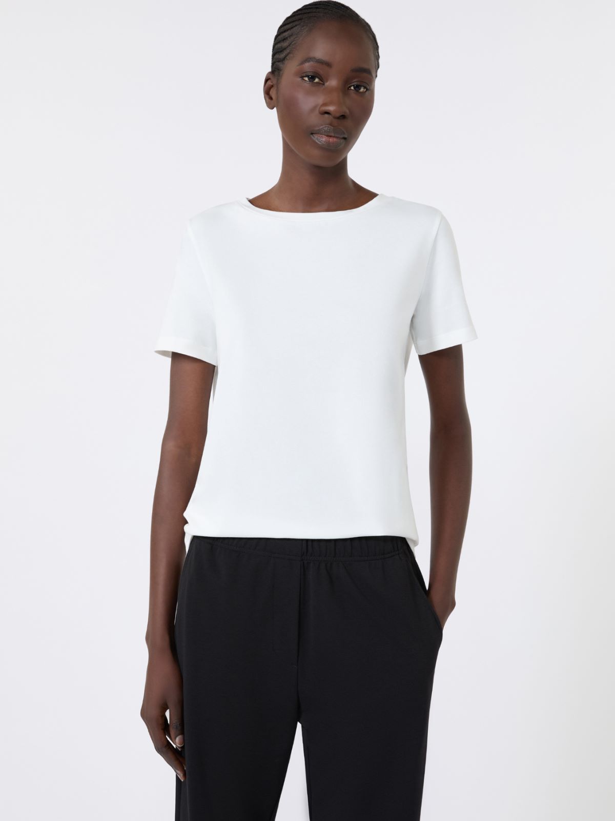 Stretch jersey basic T-shirt - Weekend Max Mara - 3