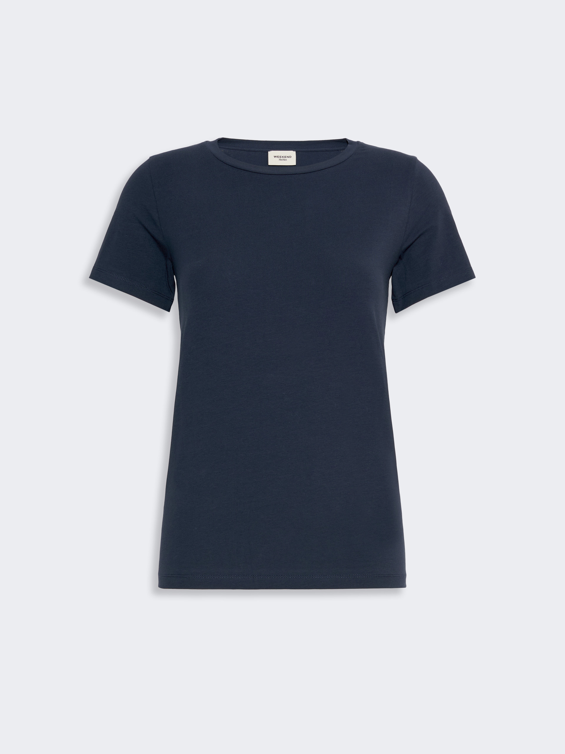 Stretch jersey basic T-shirt - NAVY - Weekend Max Mara - 5