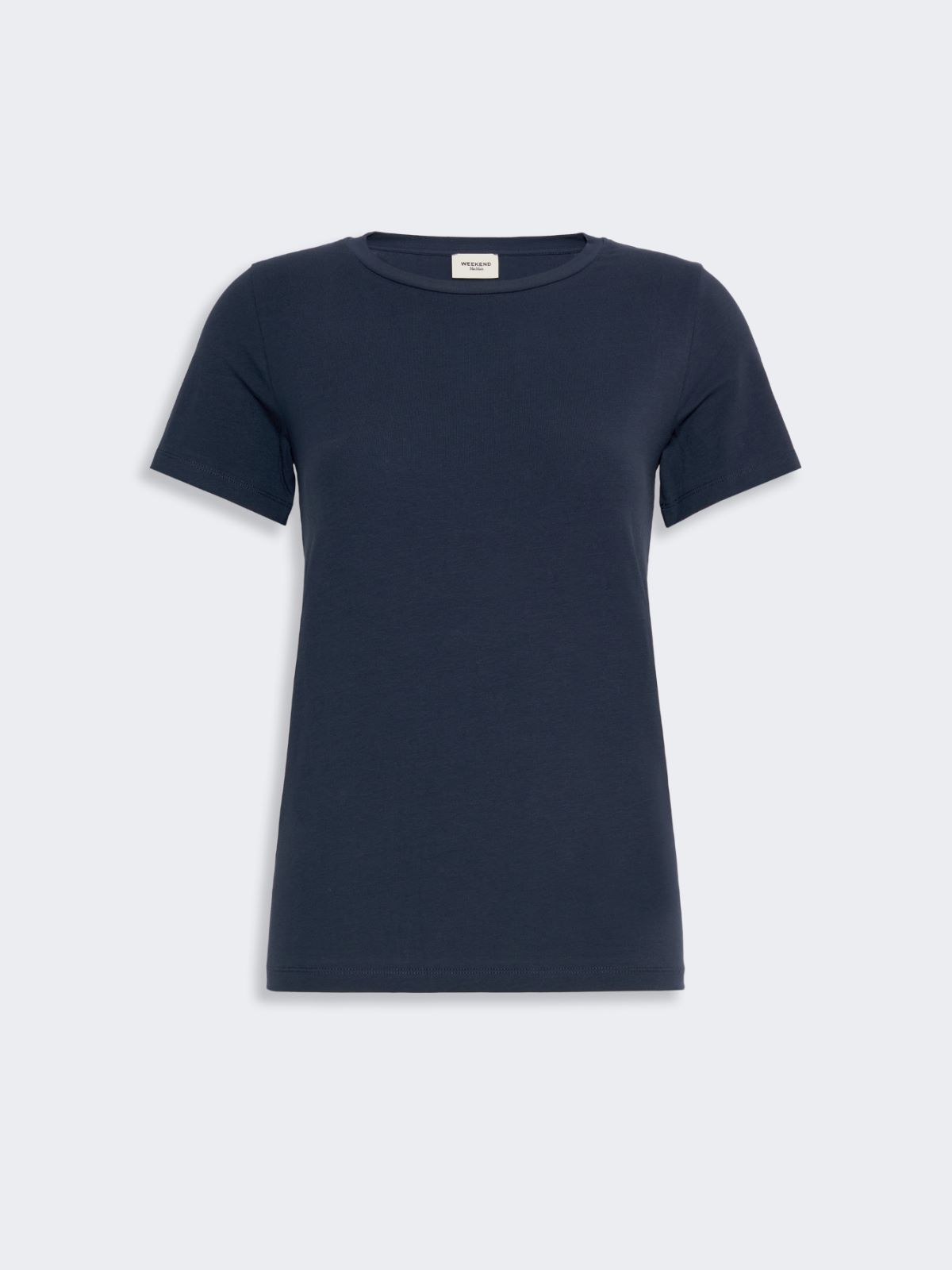 Stretch jersey basic T-shirt - NAVY - Weekend Max Mara - 5