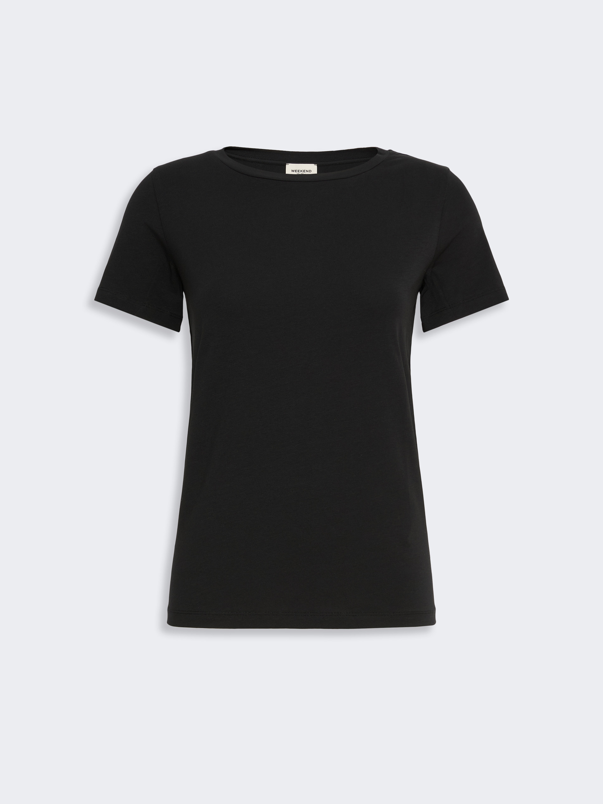 Stretch jersey basic T-shirt - BLACK - Weekend Max Mara - 5
