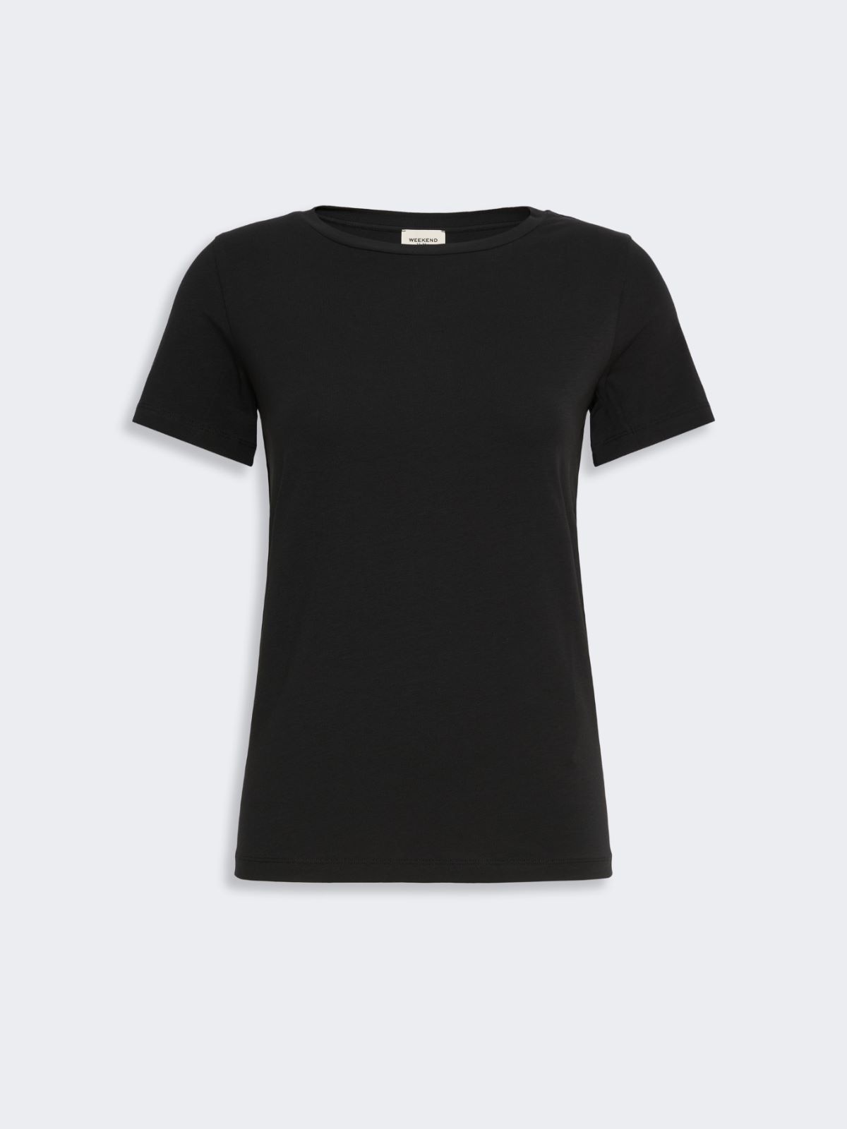 Stretch jersey basic T-shirt - BLACK - Weekend Max Mara - 5