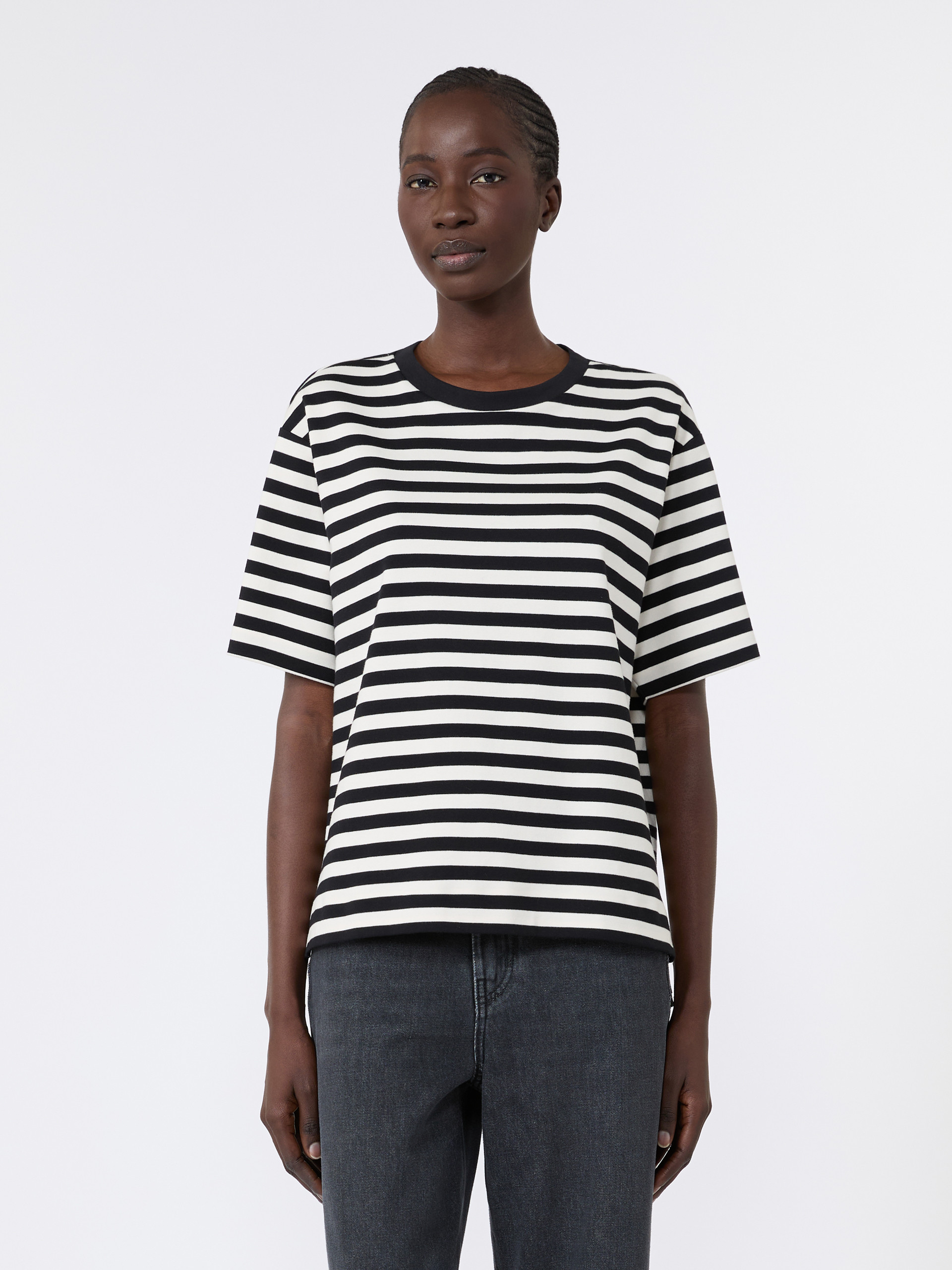 Jersey boxy T-shirt - BLACK - Weekend Max Mara - 2