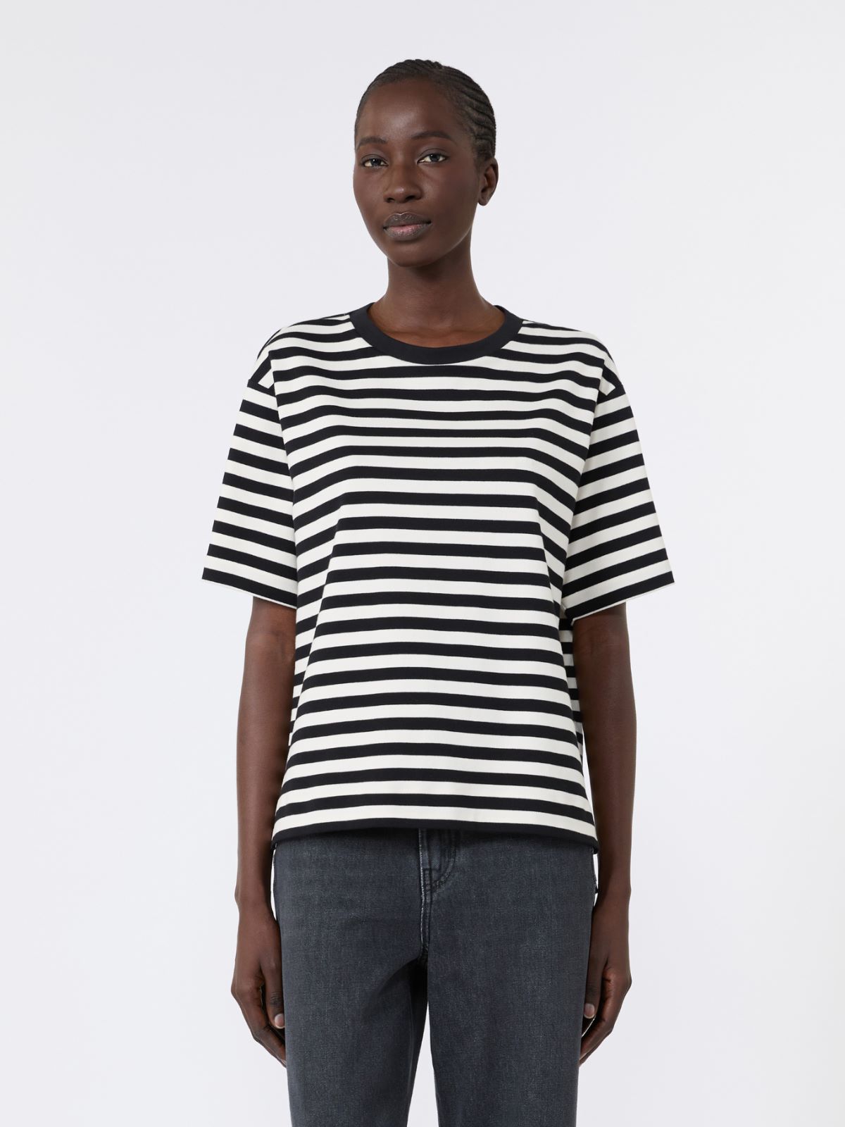 Jersey boxy T-shirt - BLACK - Weekend Max Mara - 2
