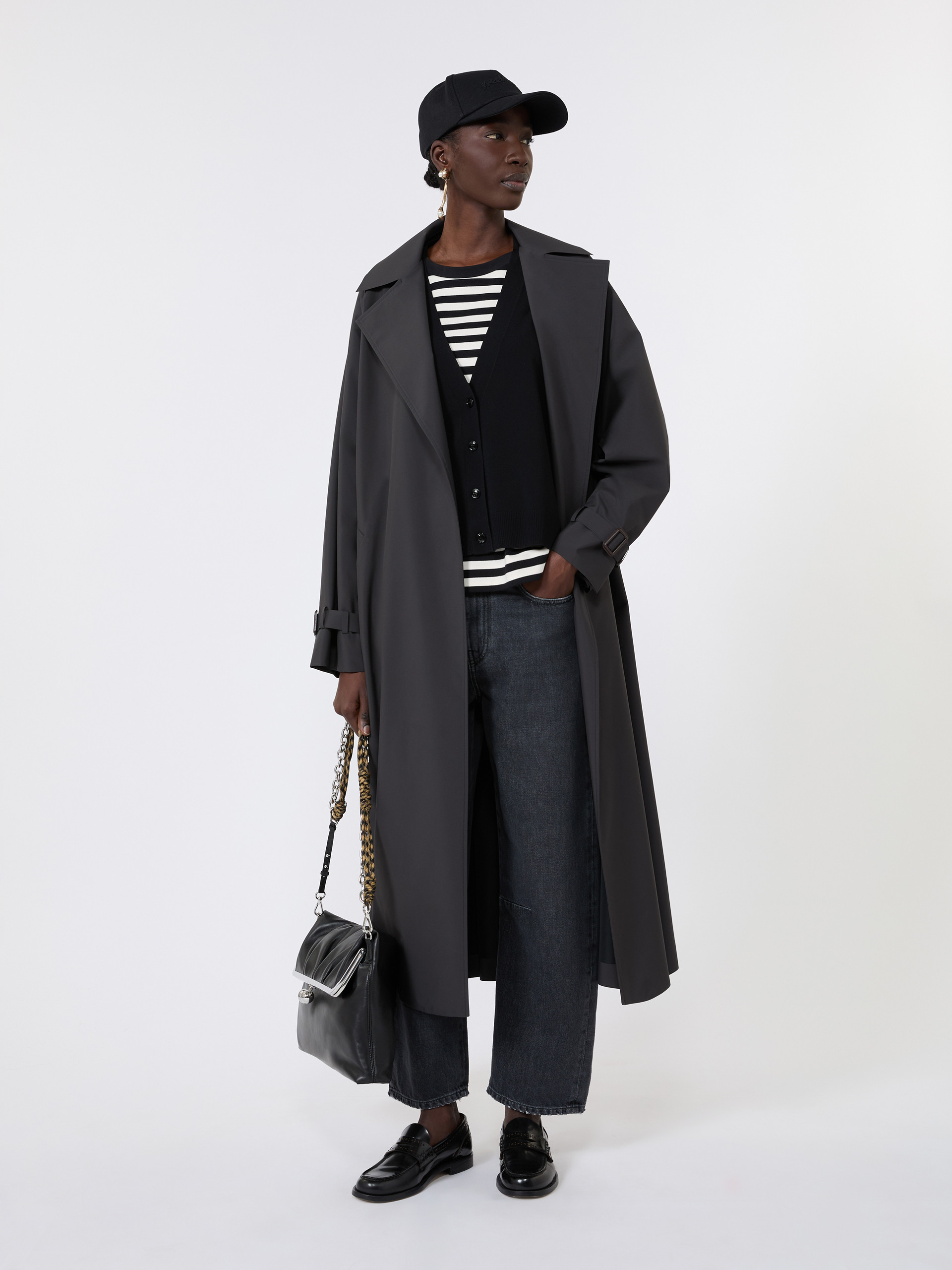 Jersey boxy T-shirt - BLACK - Weekend Max Mara