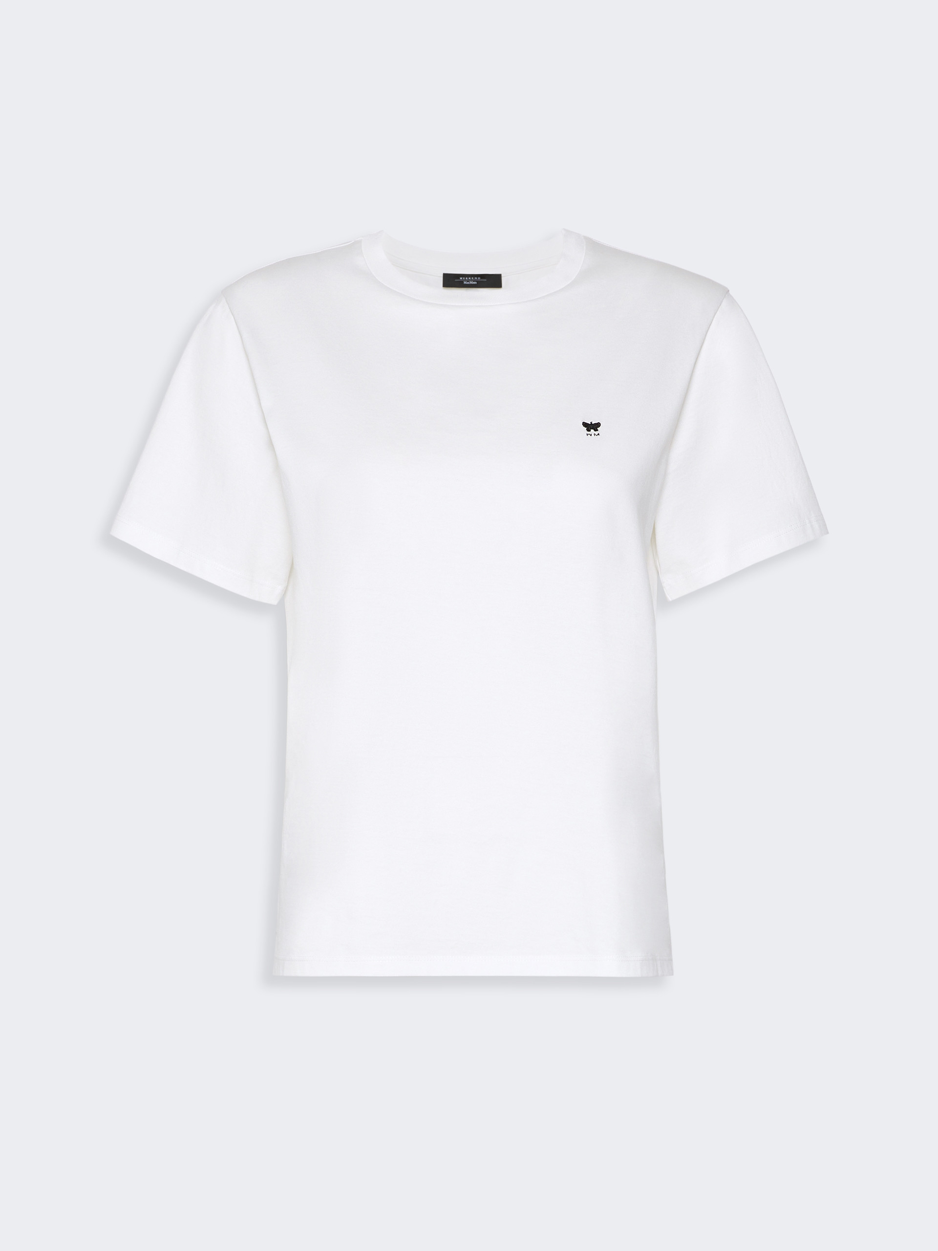 Pure cotton jersey T-shirt - WHITE - Weekend Max Mara - 6