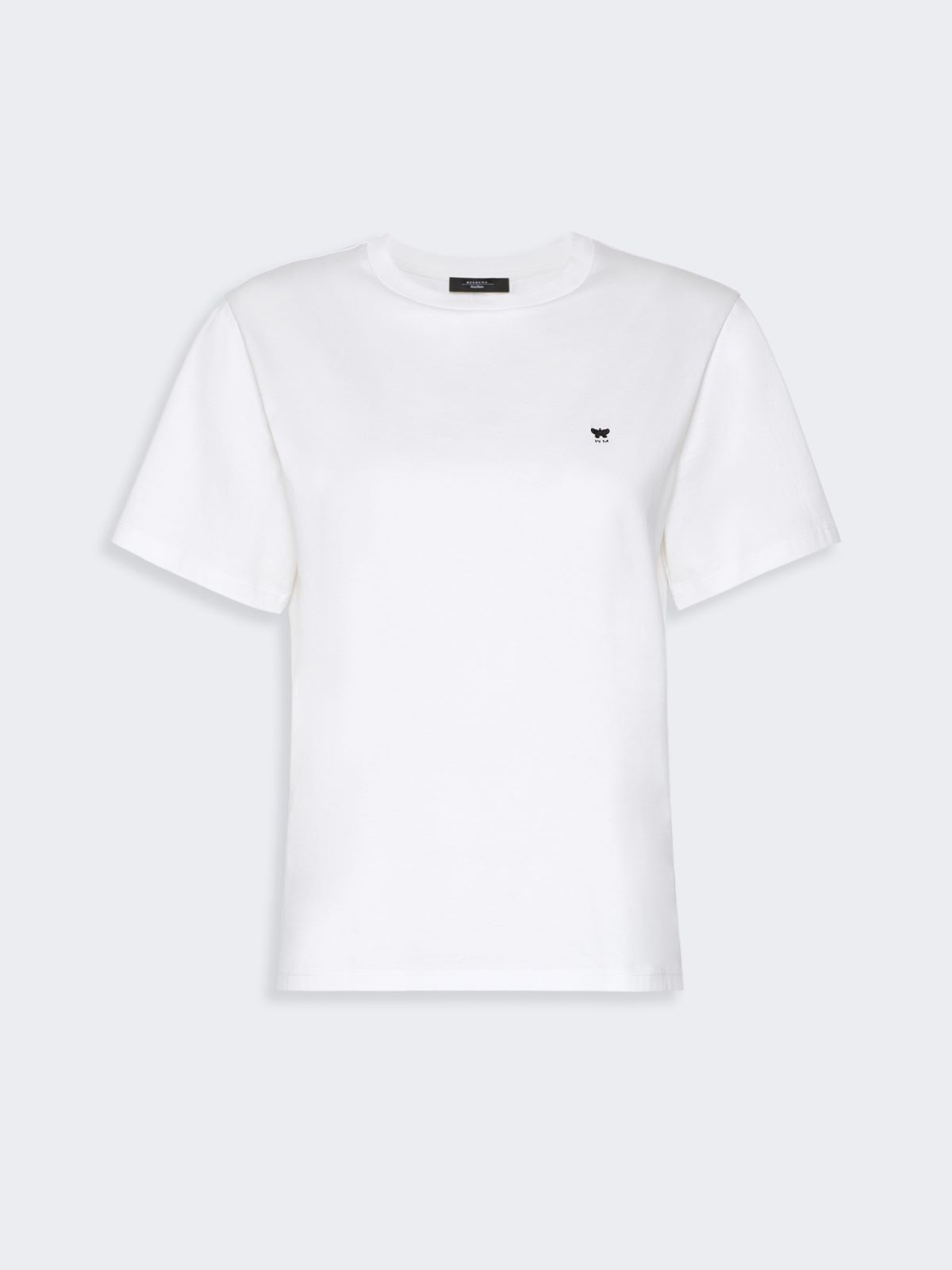 Pure cotton jersey T-shirt - WHITE - Weekend Max Mara - 6