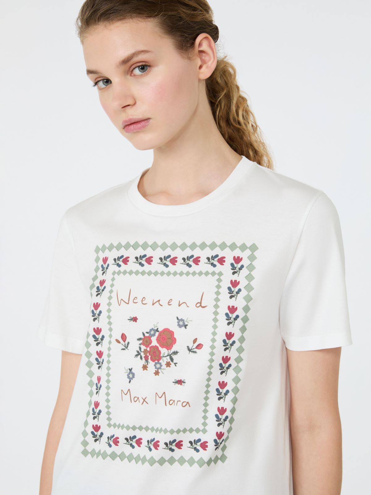 Cotton print T-shirt - Weekend Max Mara - 4