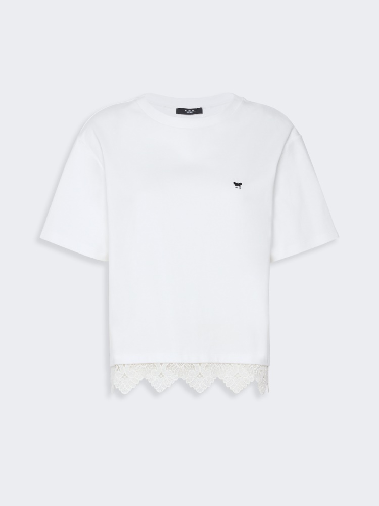 Boxy-fit cotton T-shirt - WHITE - Weekend Max Mara - 2