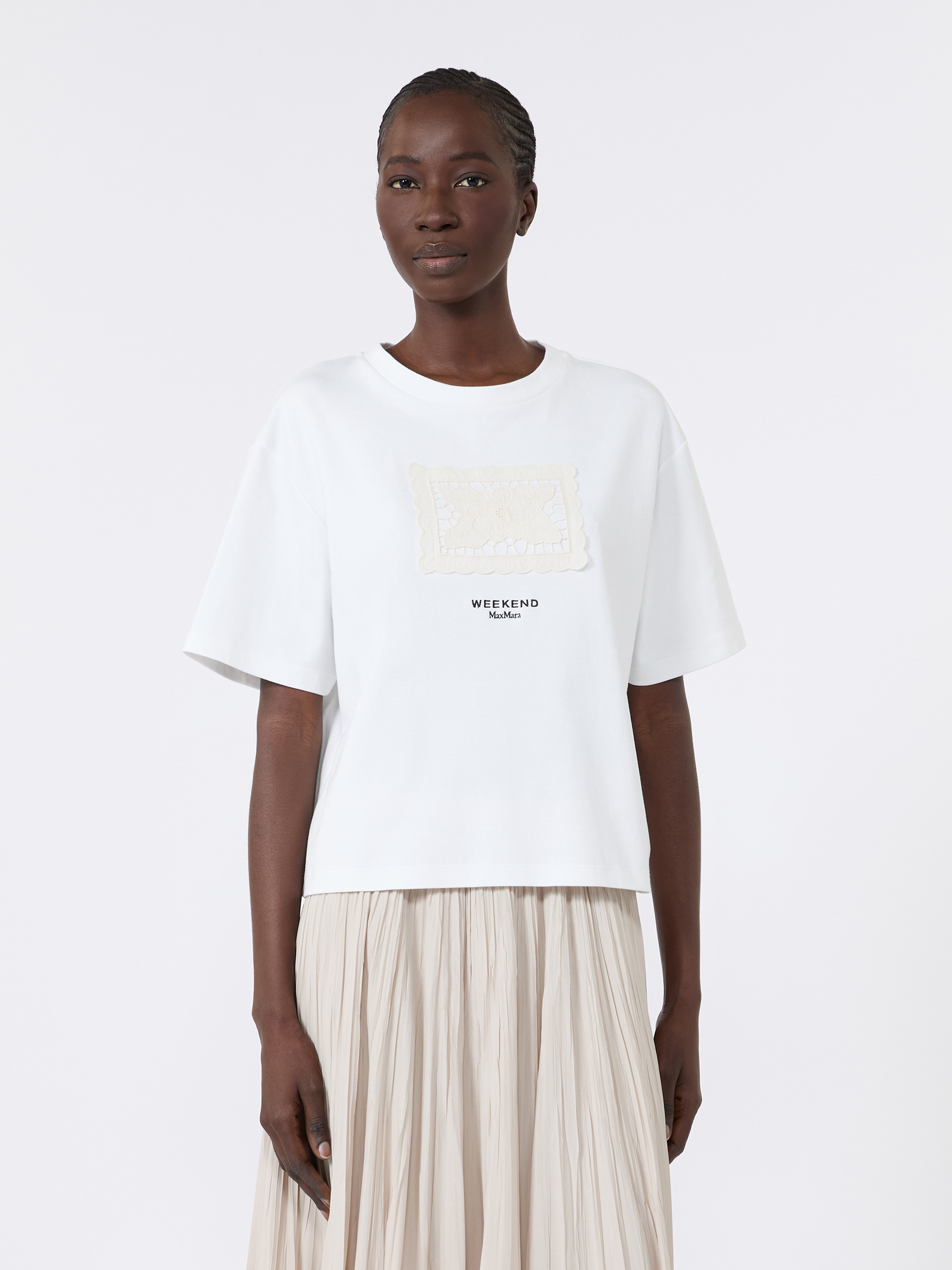 Boxy-fit cotton T-shirt - Weekend Max Mara - 2