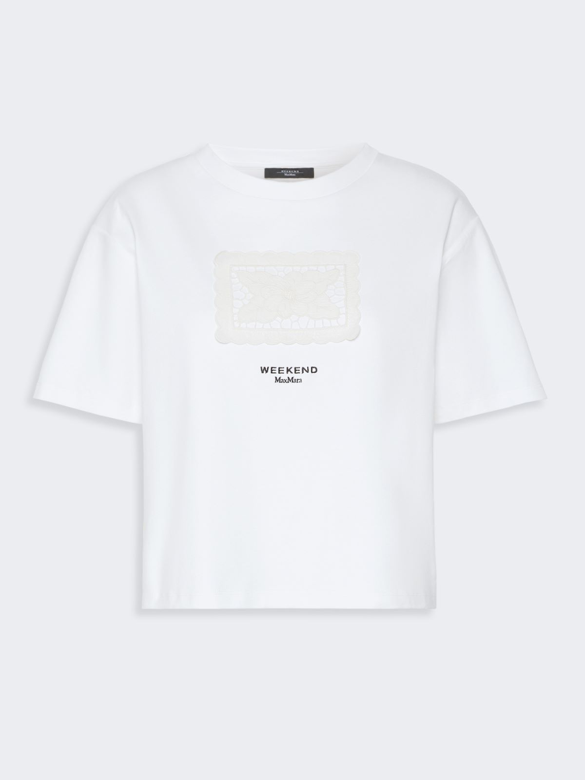 Boxy-fit cotton T-shirt - WHITE - Weekend Max Mara - 6