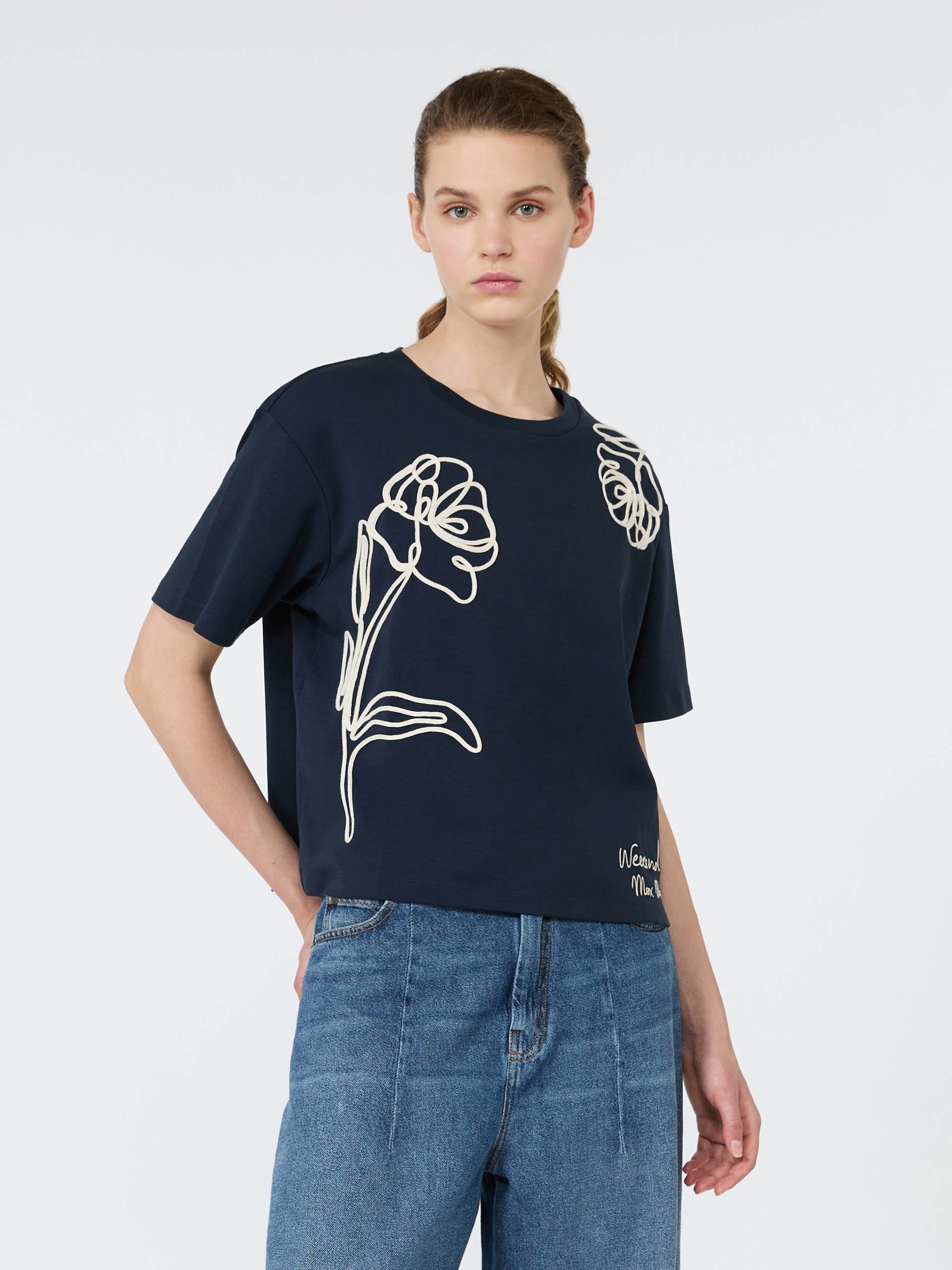 Boxy-fit cotton T-shirt - Weekend Max Mara - 2
