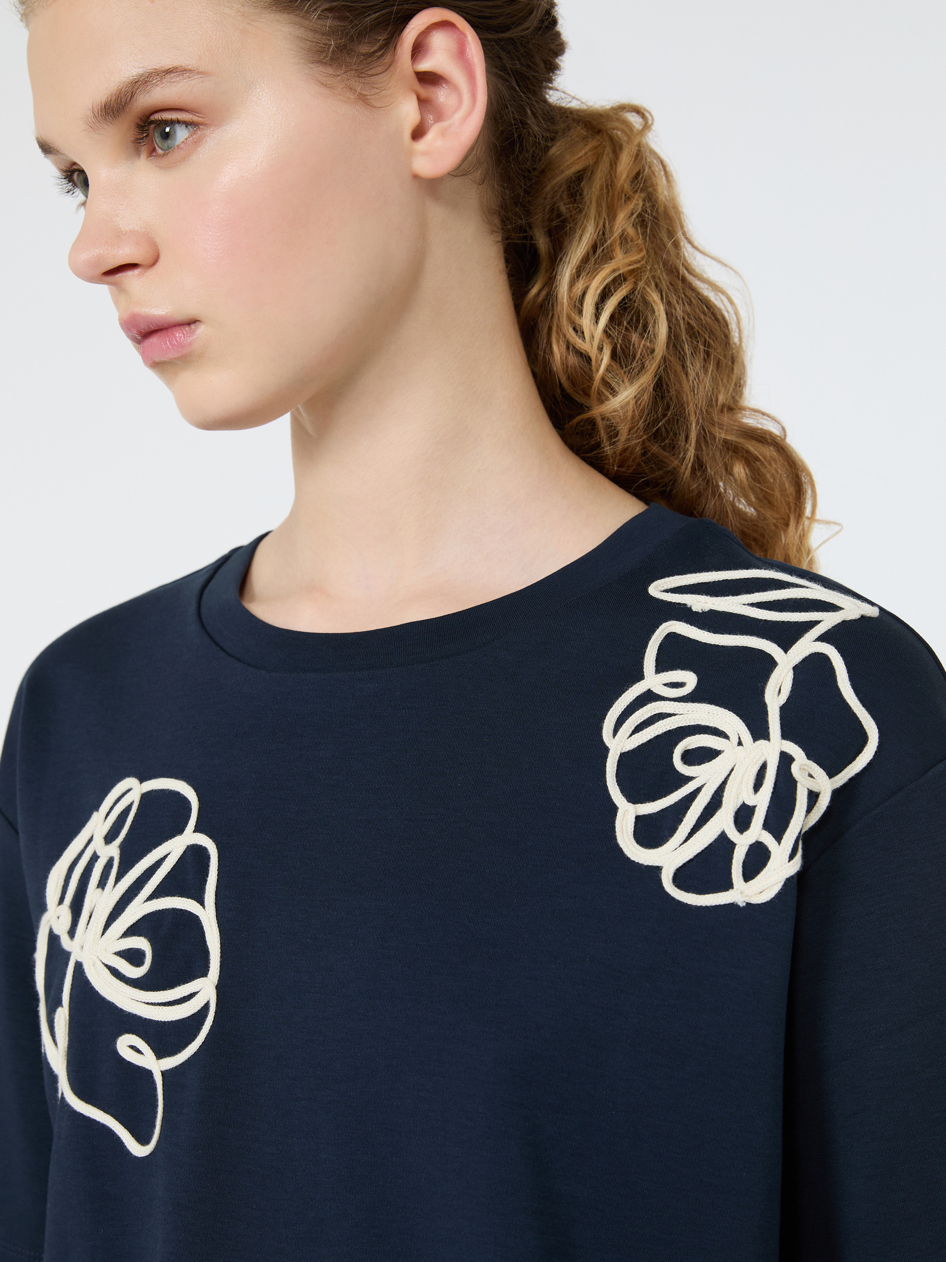 Boxy-fit cotton T-shirt - Weekend Max Mara - 5