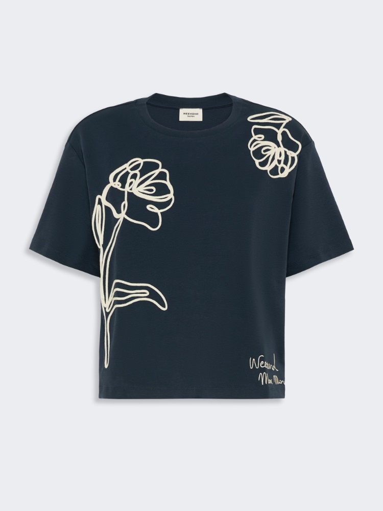 Boxy-fit cotton T-shirt - Weekend Max Mara - 2