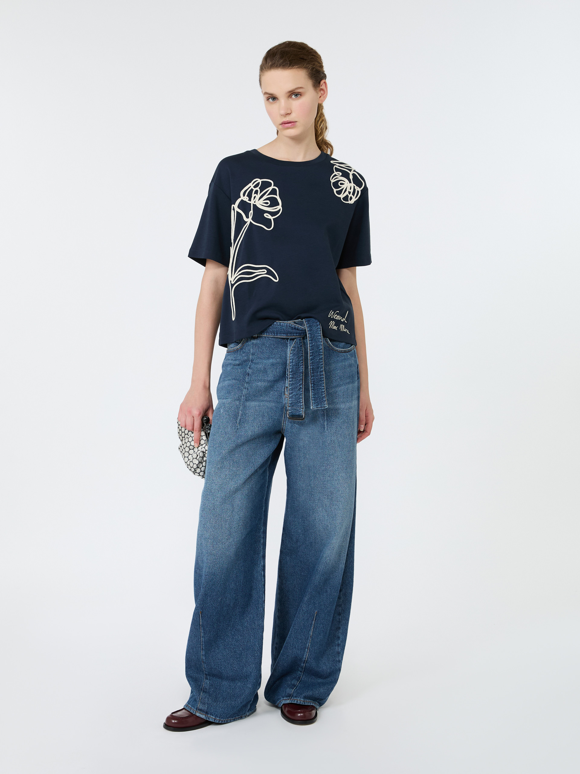 Boxy-fit cotton T-shirt - Weekend Max Mara